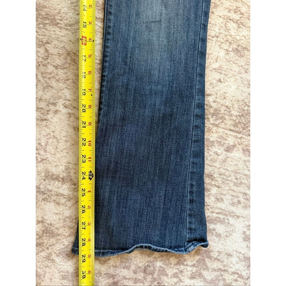 Simply Vera Vera Wang Women's Low-Rise Whiskering Faded Bootcut Jeans Blue Sz 6 - Picture 10 of 10